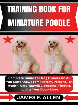 cover image of TRAINING BOOK FOR MINIATURE POODLE